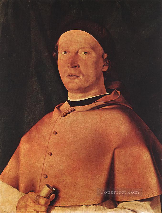 ベルナルド・デ・ロッシ司教 ルネサンス ロレンツォ・ロット油絵